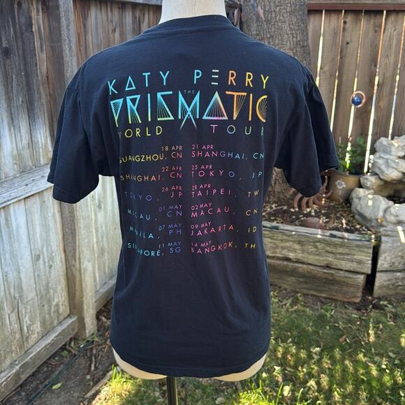 Katy Perry Prismatic World Tour Adult Short Sleeve T Shirt Small - Picture 4 of 8